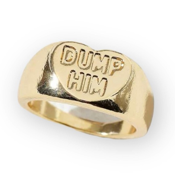 Witty Dump Him Ring Size 7 - Picture 2 of 7